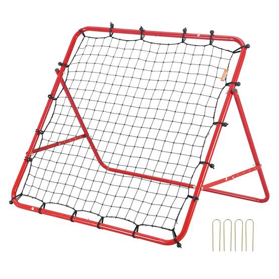 VEVOR Filet rebond football 1x1 m portable, tube fer, filet PE, installation facile, sport enfants. - Image 1