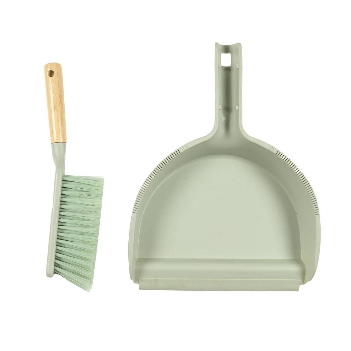 Paris Prix - Pelle & Balayette Bambou "Maxence" 30cm Vert - Image 4