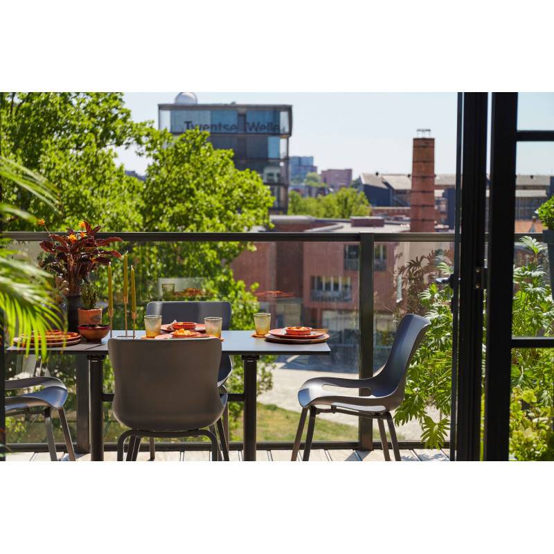 Ensemble HARTMAN table SOPHIE Bistro HPL FLIP 138 + 4 chaises SOPHIE Dining - Anthracite - Image 1