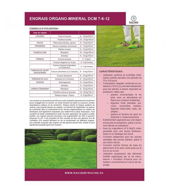 Engrais booster de croissance 25kg RACINE F-ENG025 - Image 2