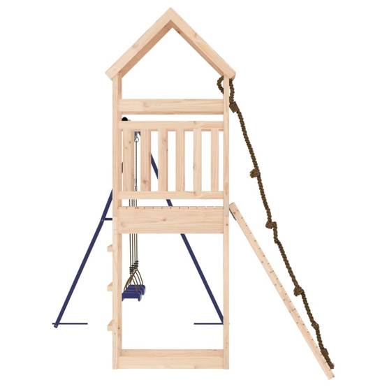 Aire de jeux d'extérieur - Jeu Plein air enfant bois de pin massif-JU1570 - Image 7