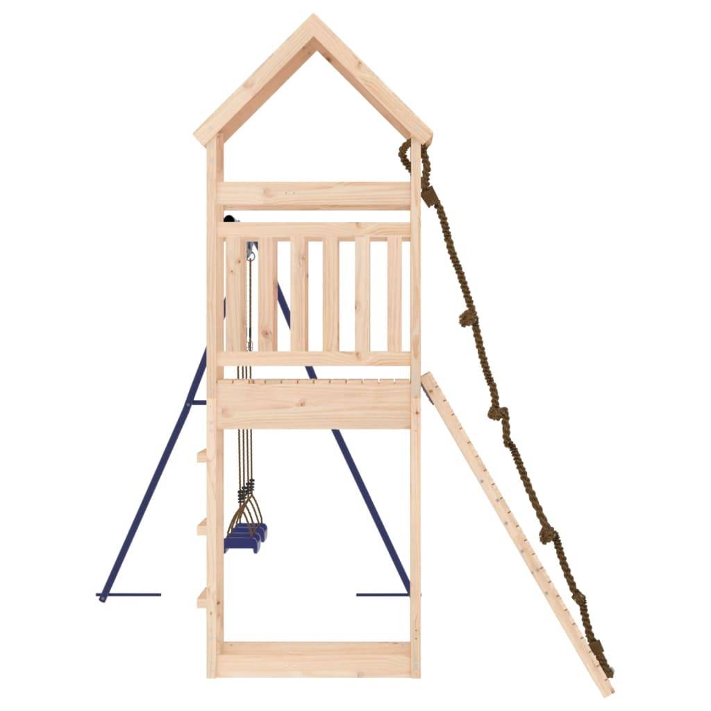 Aire de jeux d'extérieur - Jeu Plein air enfant bois de pin massif-JU1570 - Image 7