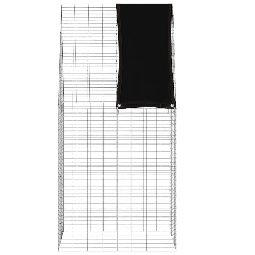 Vidaxl - Cage pour lapins Argenté 100 x 100 x 210 cm Acier galvanisé vidaXL 42019245 - Image 9