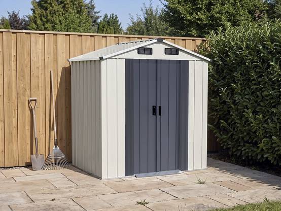 Habitat Et Jardin - Abri De Jardin En Métal "nebraska" - 2,17 M² - Beige -habitat Et Jardin - Image 2