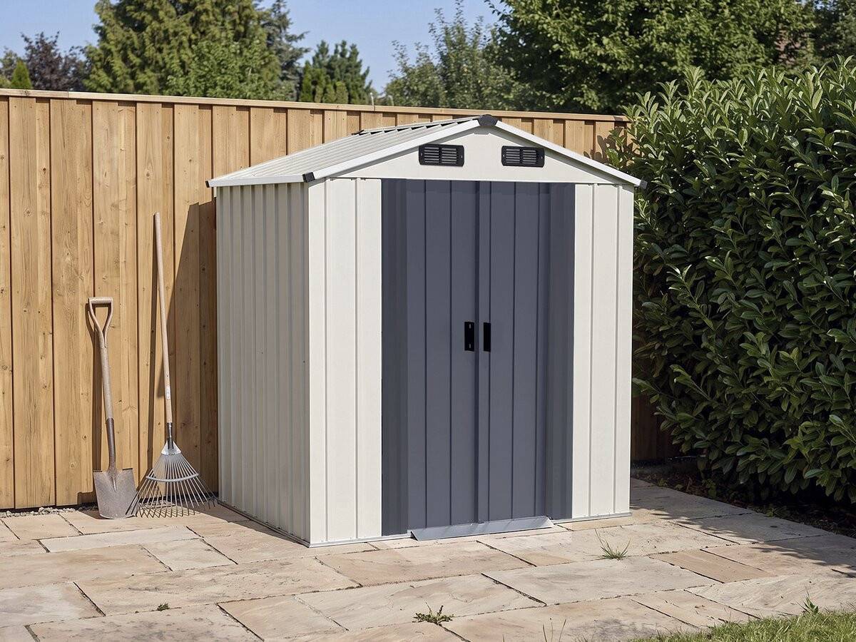 Habitat Et Jardin - Abri De Jardin En Métal "nebraska" - 2,17 M² - Beige -habitat Et Jardin - Image 2