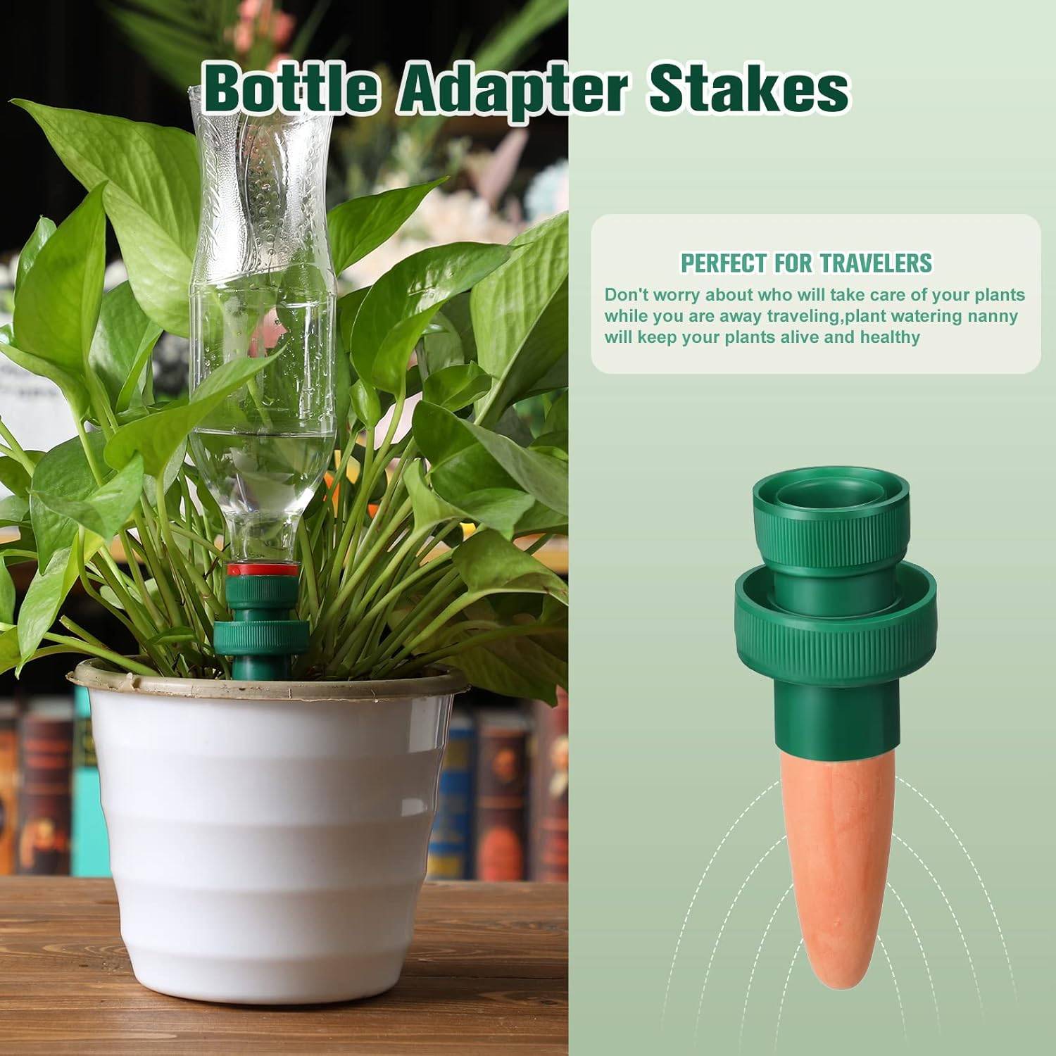 Arrosage automatique,Bouteilles d'irrigation goutte à goutte, piquets d'arrosage pour plantes, (5pièces) Arroseur -Lytech - Image 5