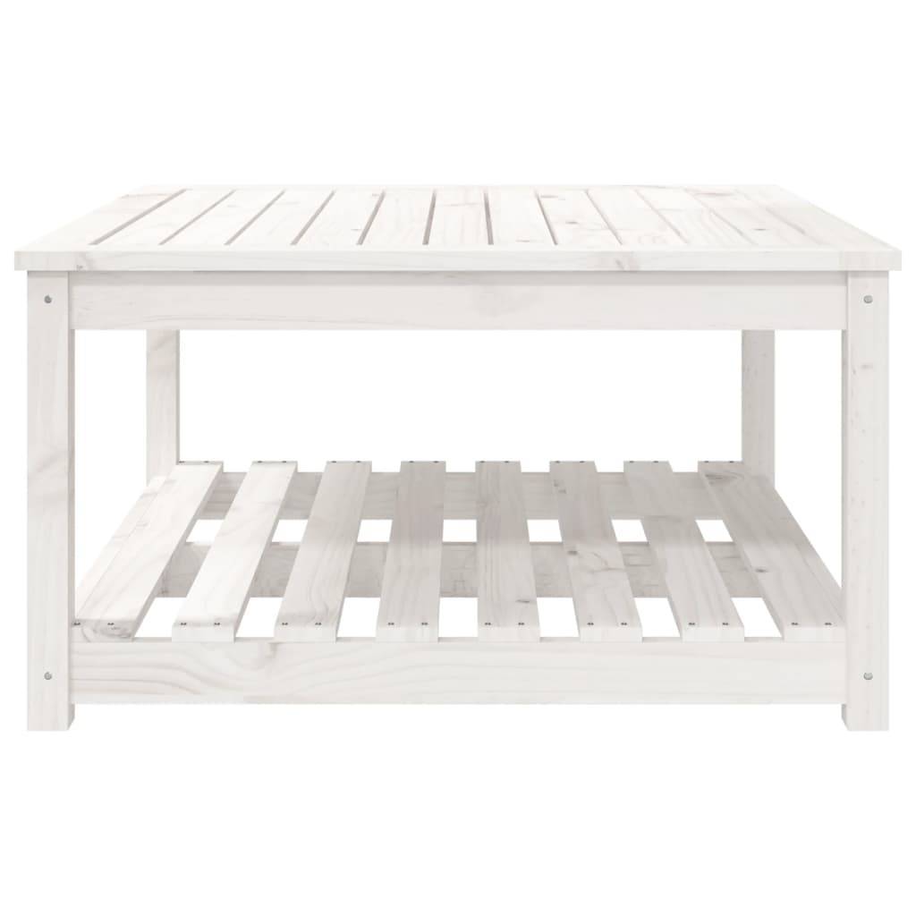 PANGIVO - Table de jardin bois massif de pin blanc 82,5 x 82,5 x 45 cm - PANGIVO - Image 5