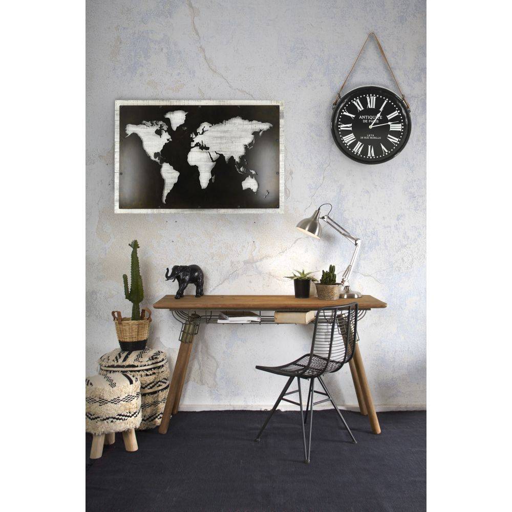 Aubry Gaspard - Mappemonde en medium et métal - Image 2