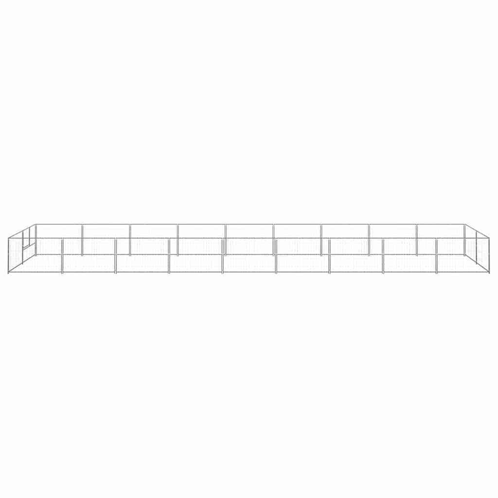 Vidaxl - Chenil Argenté 18 m² Acier vidaXL 3082125 - Image 5