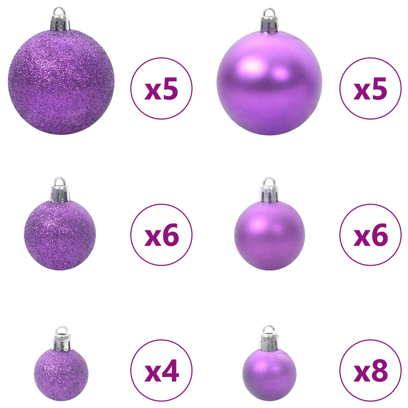 Sapin de Noël | Arbre de Noël artificiel avec 150 LED Blanc 150 cm PVC et Acier Maison Chic - Image 7