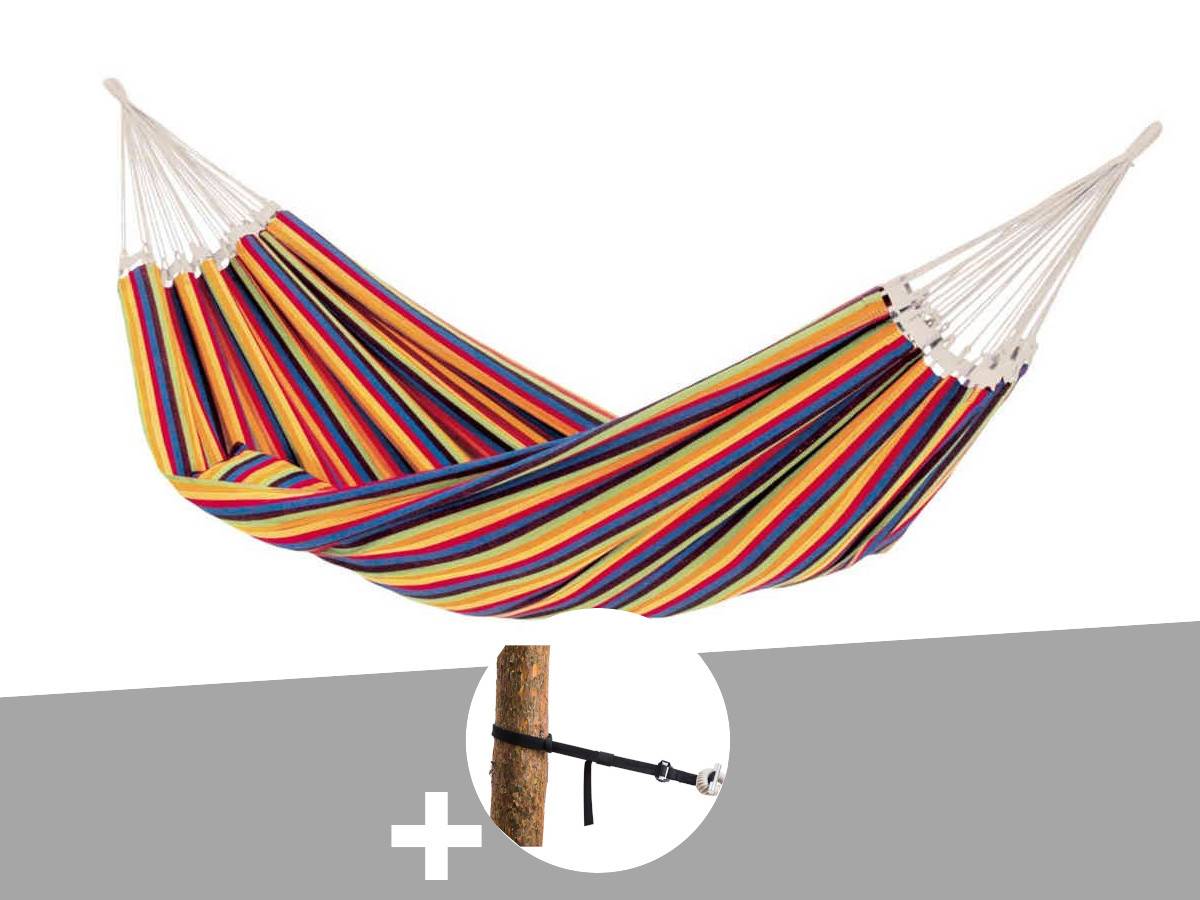 Amazonas - Hamac 3 places Paradiso tropical + Kit attaches T-Strap - Amazonas