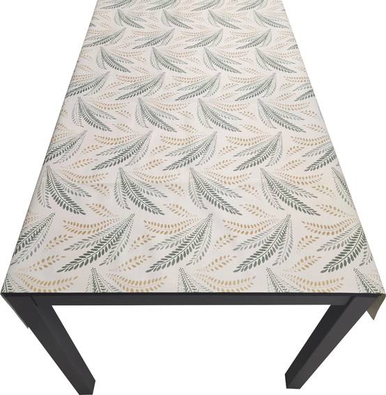 Nappe Composition PVC Base Polyester Anti-taches Pointes Taille 140X180 CM - Image 2