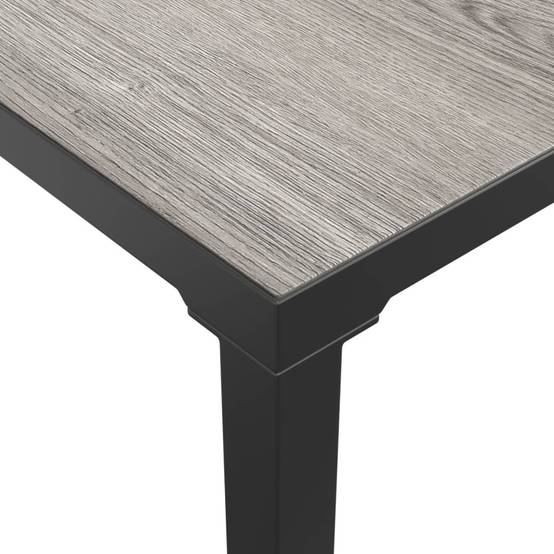 Salon de jardin 8 pcs | Mobilier d'extérieur noir et gris résine tressée Maison Chic - Image 10