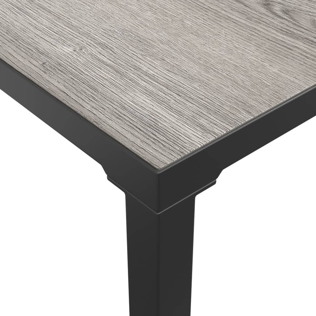 Salon de jardin 8 pcs | Mobilier d'extérieur noir et gris résine tressée Maison Chic - Image 10