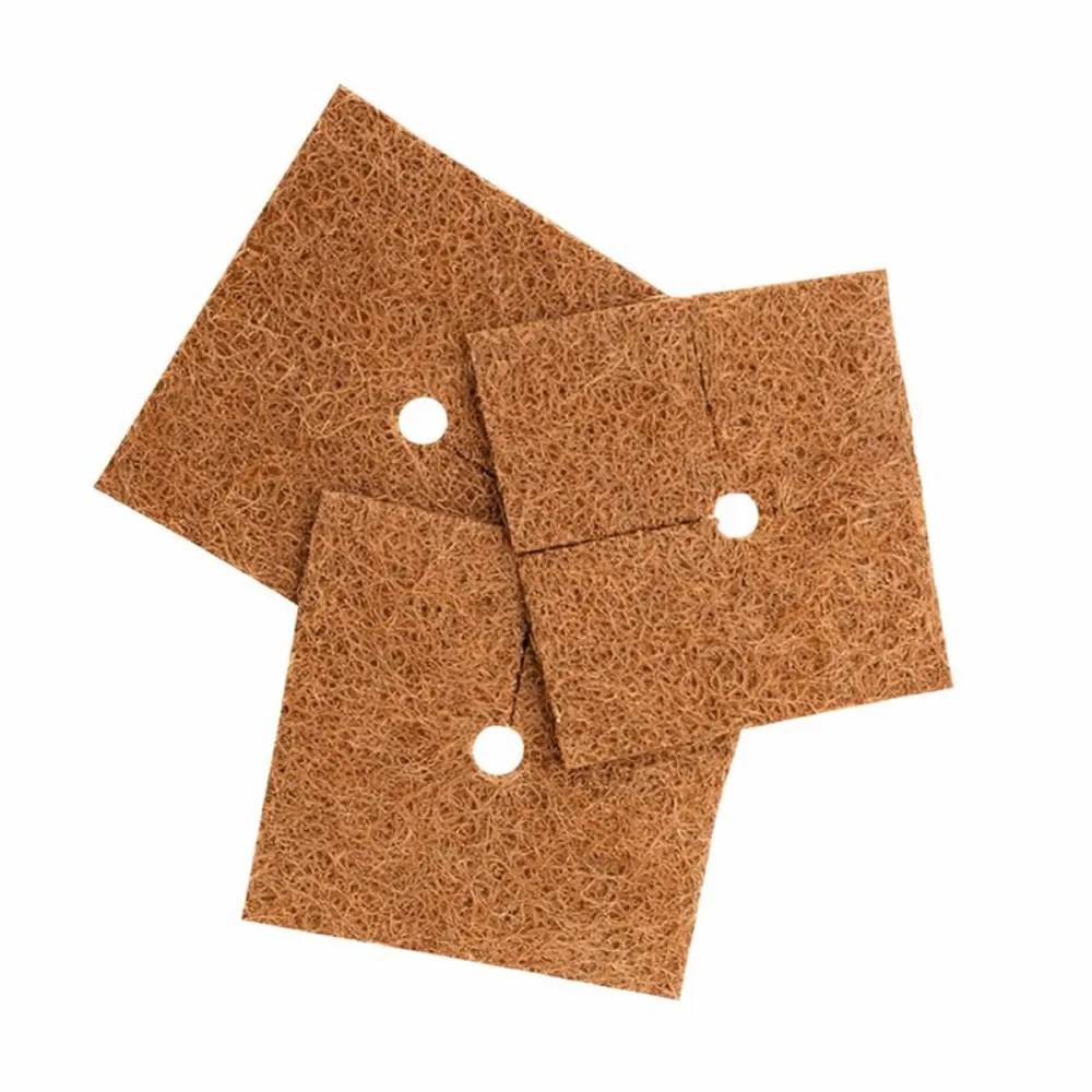 Autre - Lot de 3 Carrés de paillage fibre coco 38 cm