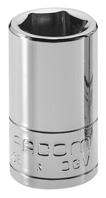 Douille 1/4'' 6 pans métrique diamètre 8mm longueur 22mm - FACOM - R.8 - Image 1