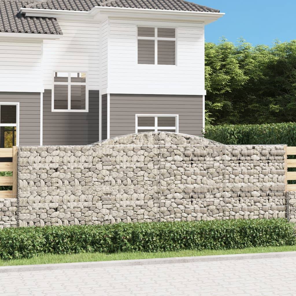 Vidaxl - Paniers à gabions arqués 25 pcs 400x50x140/160 cm Fer galvanisé vidaXL 3147033 - Image 1