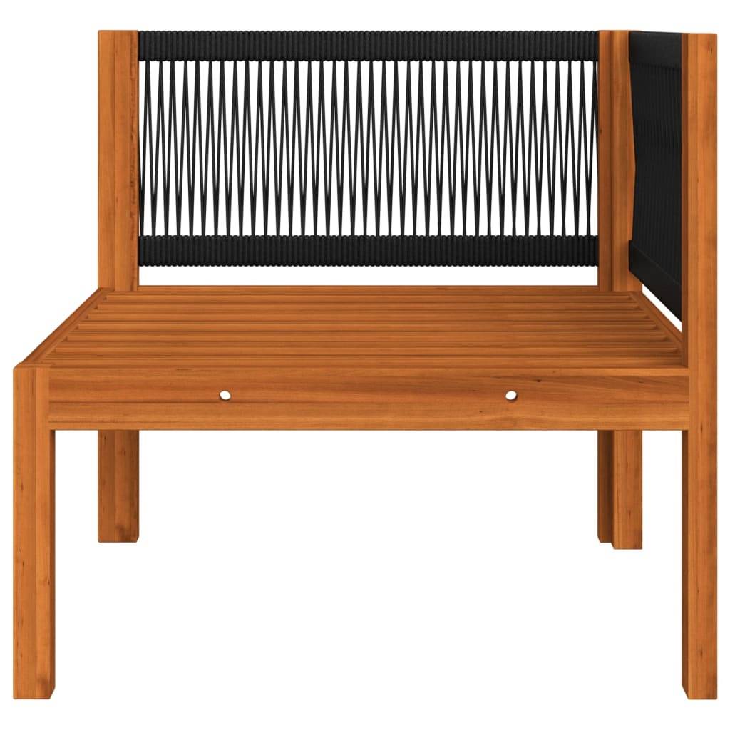 Vidaxl - Salon de jardin 12 pièces avec coussins, bois d'acacia crème et corde vidaXL 3057895 - Image 8