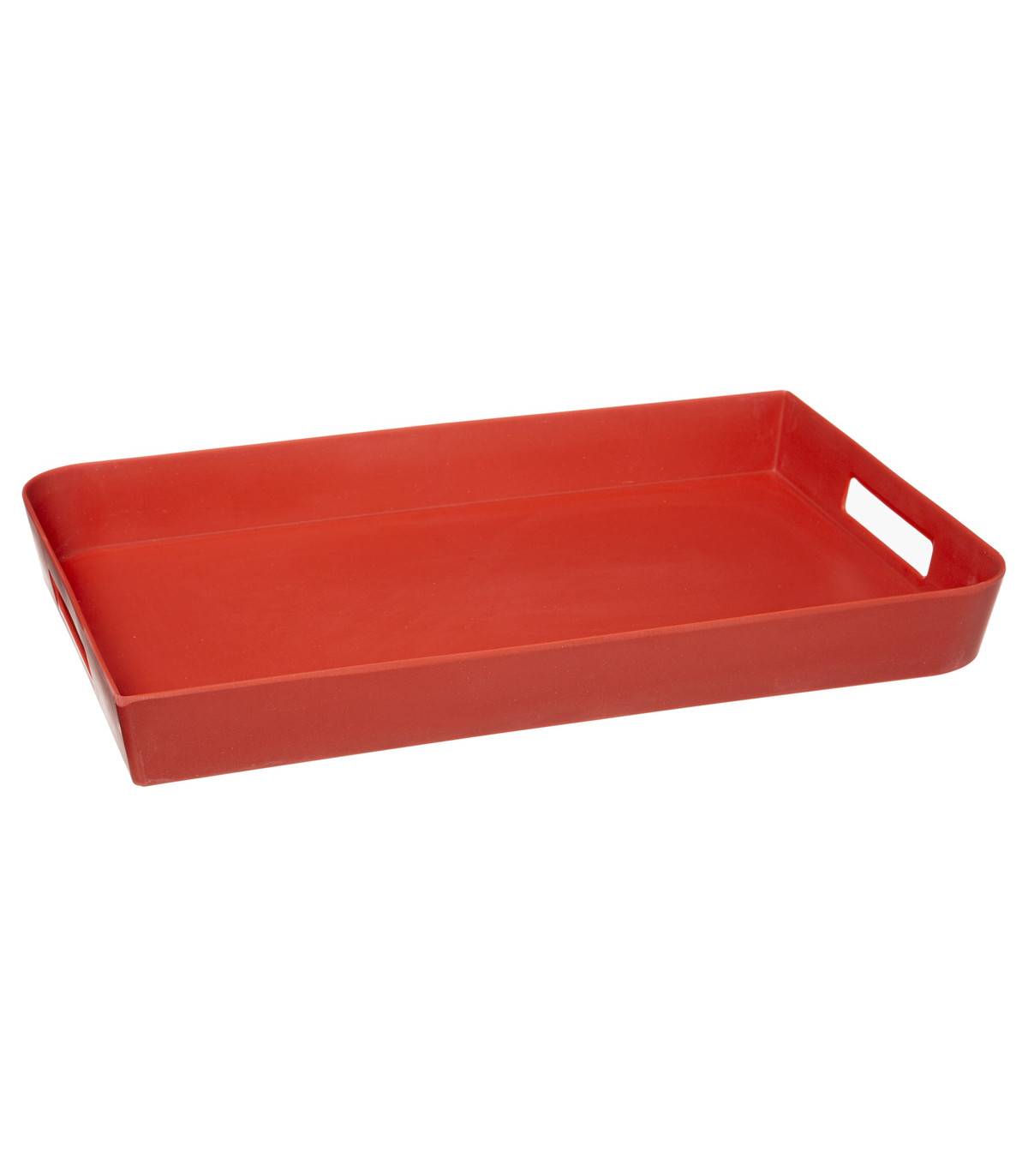 Plateau en Mélamine 45 x 30 cm Rose nacarat - Image 1