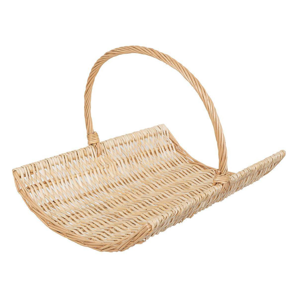 Lot de 2 Paniers de rangement en Osier L 50 et L 40 cm - Image 3