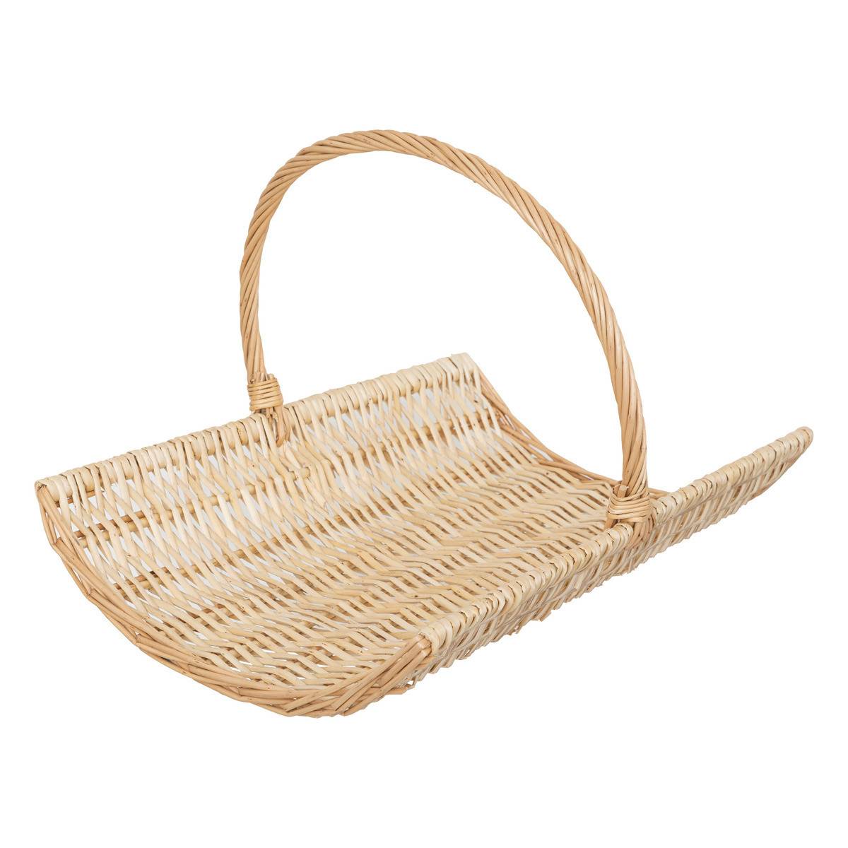 Lot de 2 Paniers de rangement en Osier L 50 et L 40 cm - Image 2