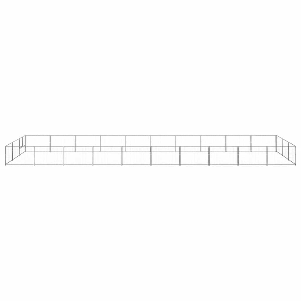 Vidaxl - Chenil Argenté 30 m² Acier vidaXL 3082142 - Image 5