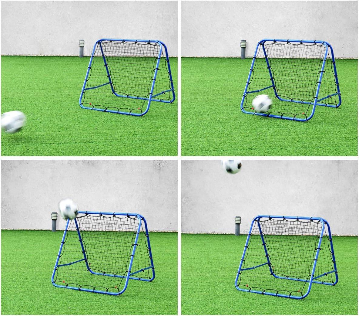 Costway - Filet de Rebond de Football Pliable & Double Face, Filet d'Entraînement avec Angles Réglables, Équipement de Sport pour Soccer, Volley, Tennis, Handba - Image 3