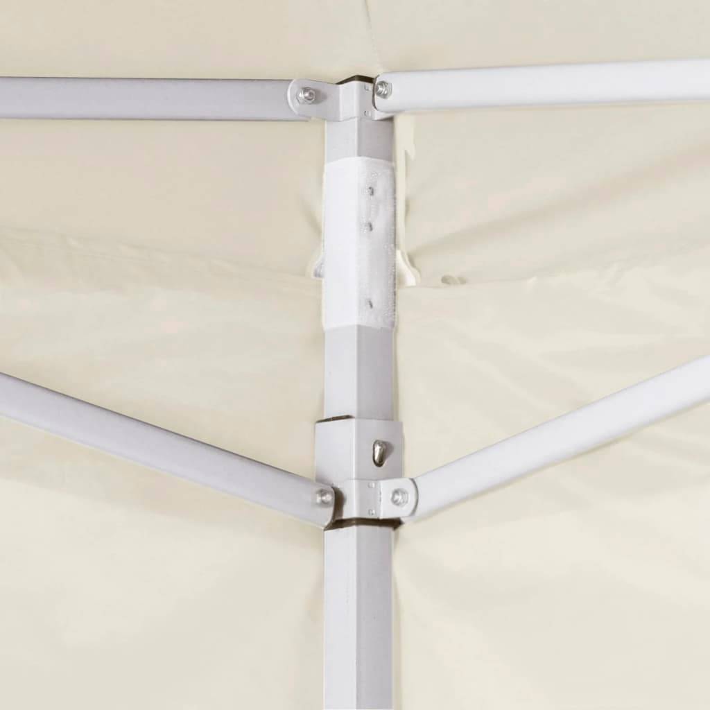 Barnum Pliant 3x3m Acier avec 2 Parois Toile Imperméable pour Marché Crème – ComfortXL Outdoor Living - Image 3
