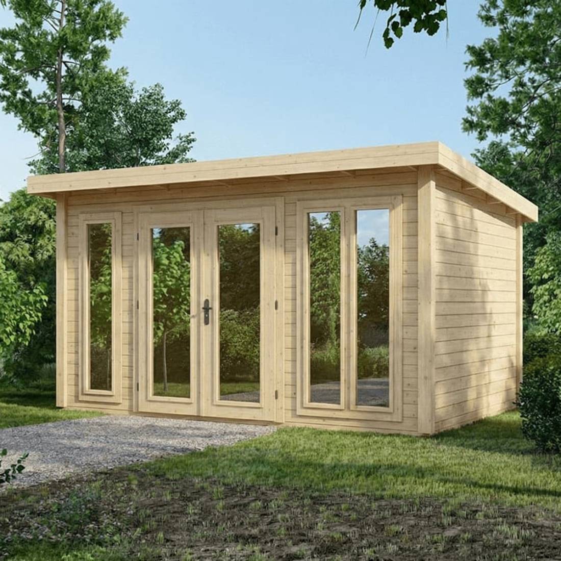Altanka - Abri de jardin en bois Kira 4,04x4,09m - 12m2 - Ep. 34mm - 000009 - ALTANKA - Image 2