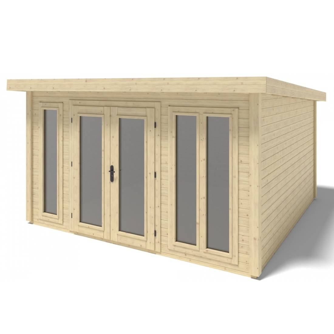 Altanka - Abri de jardin en bois Kira 4,04x4,09m - 12m2 - Ep. 34mm - 000009 - ALTANKA