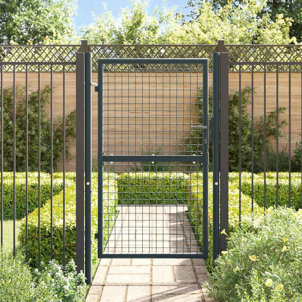ComfortXL - Portillon Grillagé Robuste Acier Galvanisé Design Moderne pour Clôture de Jardin Anthracite 100x150 cm – ComfortXL Outdoor Living - Image 3