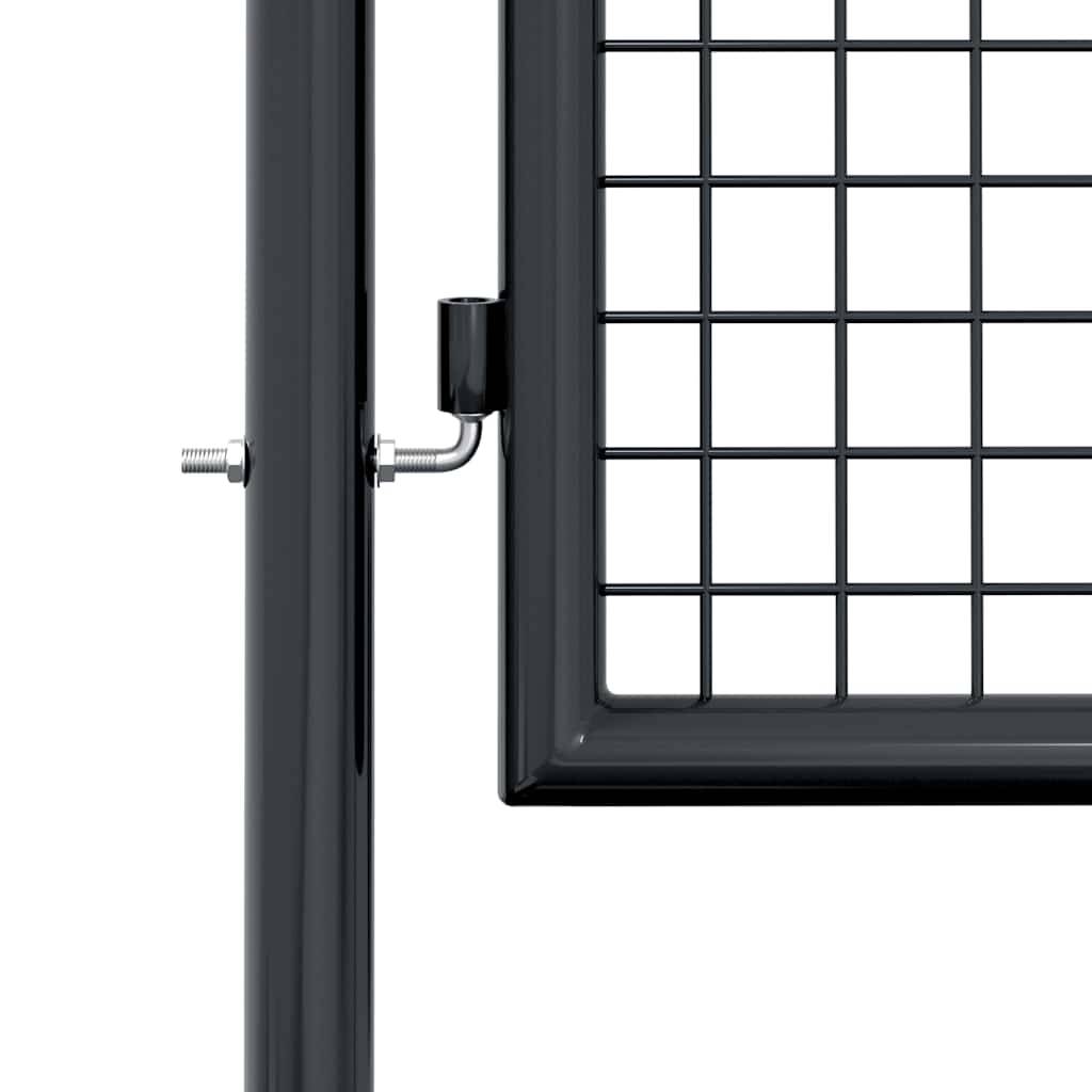 ComfortXL - Portillon Grillagé Robuste Acier Galvanisé Design Moderne pour Clôture de Jardin Anthracite 100x150 cm – ComfortXL Outdoor Living - Image 5