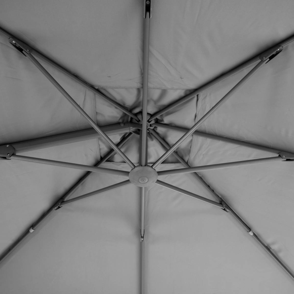Hesperide - Toile de parasol "Elea" ardoise 3x3m en polyester Hespéride - Image 2
