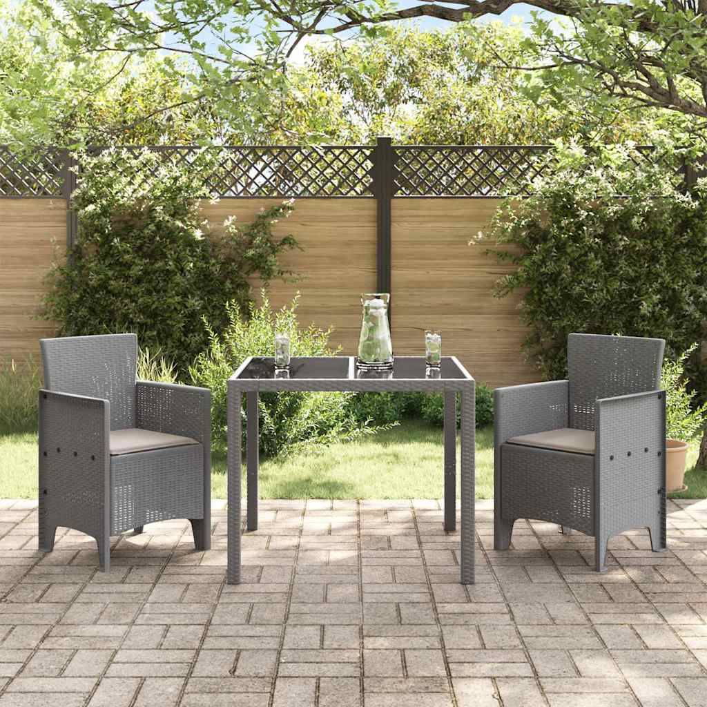 Prolenta Premium - Chaise bois composite  Prolenta gris clair  53 X 49 X 85 cm  1-personnes - P95096G - Image 3
