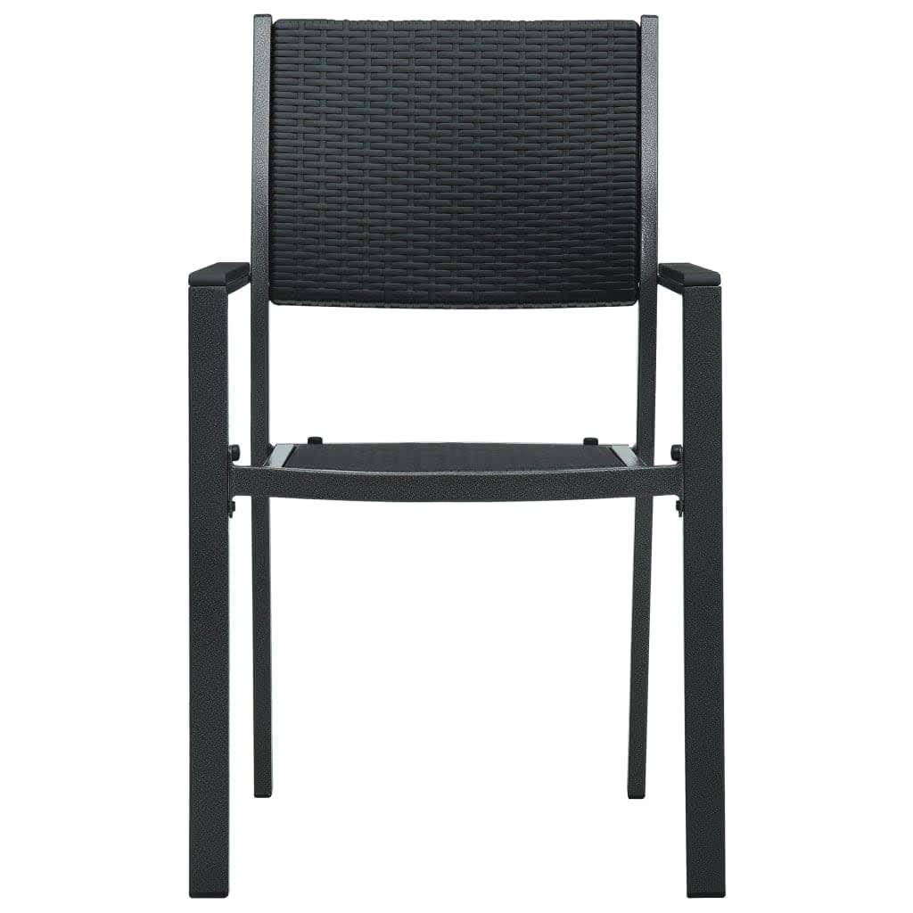 Ensemble Repas 6P 140cm Plastique Aspect Rotin Bicolore – ComfortXL Outdoor Living - Image 4