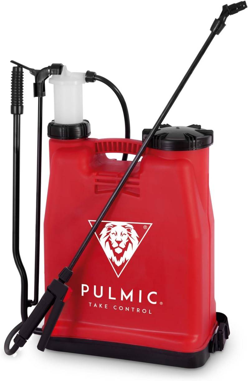 Pulmic Raptor 12 Pulvérisateur hydraulique manuel Sac à dos 12 l avec pression retenue, lance en verre et buse réglable pour applications agrochimique - Image 1