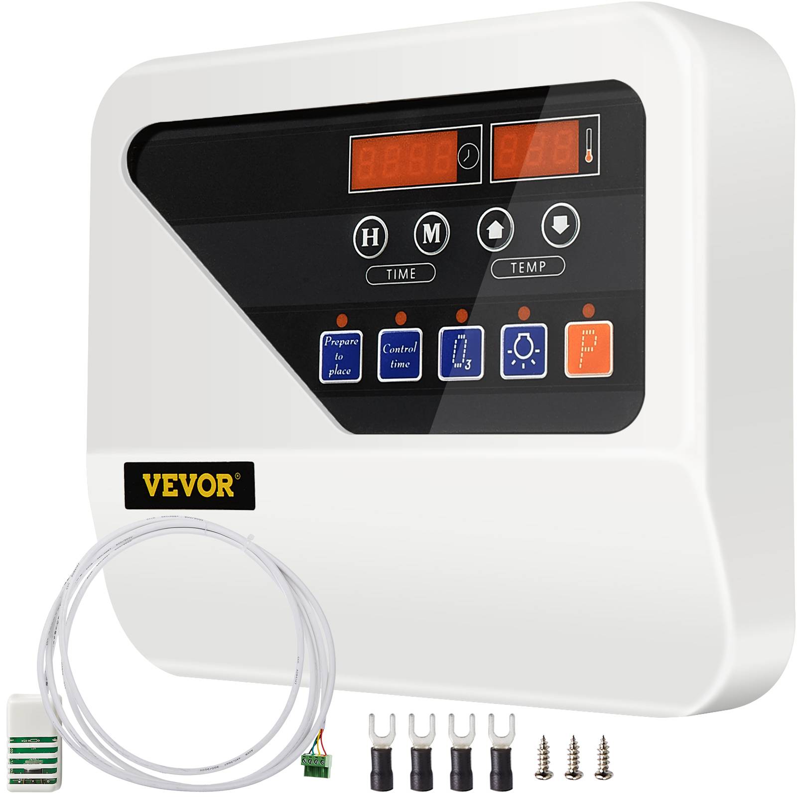 VEVOR Contrôleur numérique sauna pour poêle 3-9kW, avec capteur température, pour durée/chauffage sauna. - Image 1