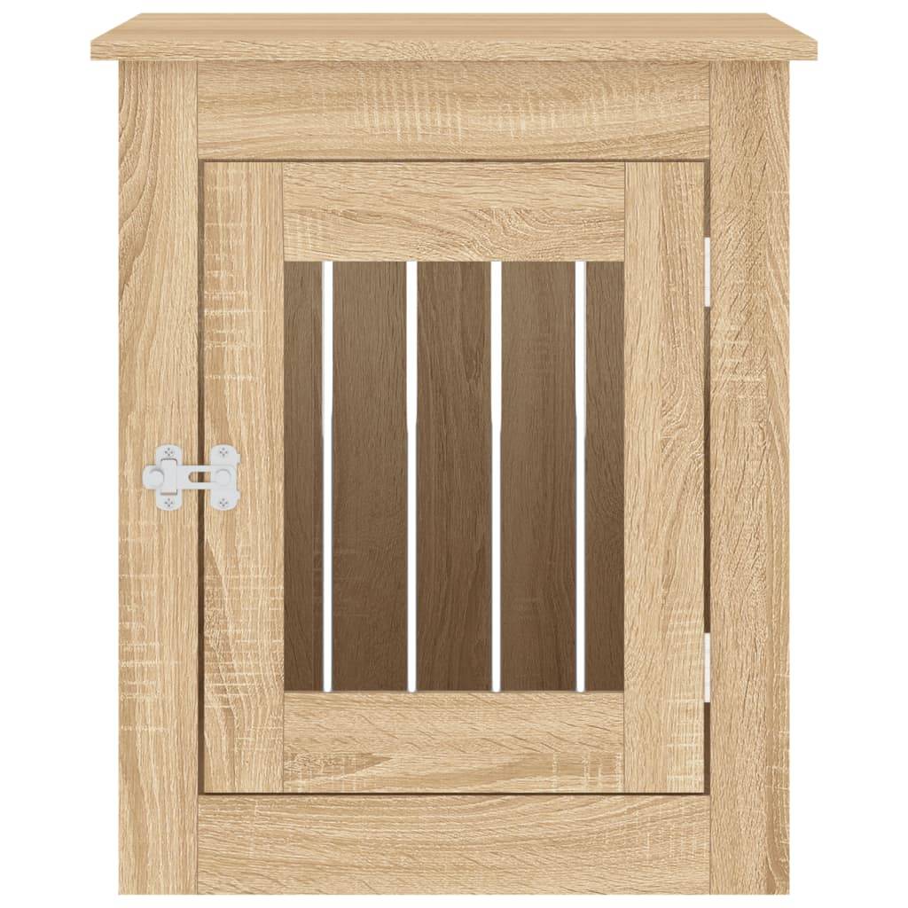 Niche plastique bois et acier marron  55 x 75 x 65 cm  - Prolenta premium p361.0 - Image 7