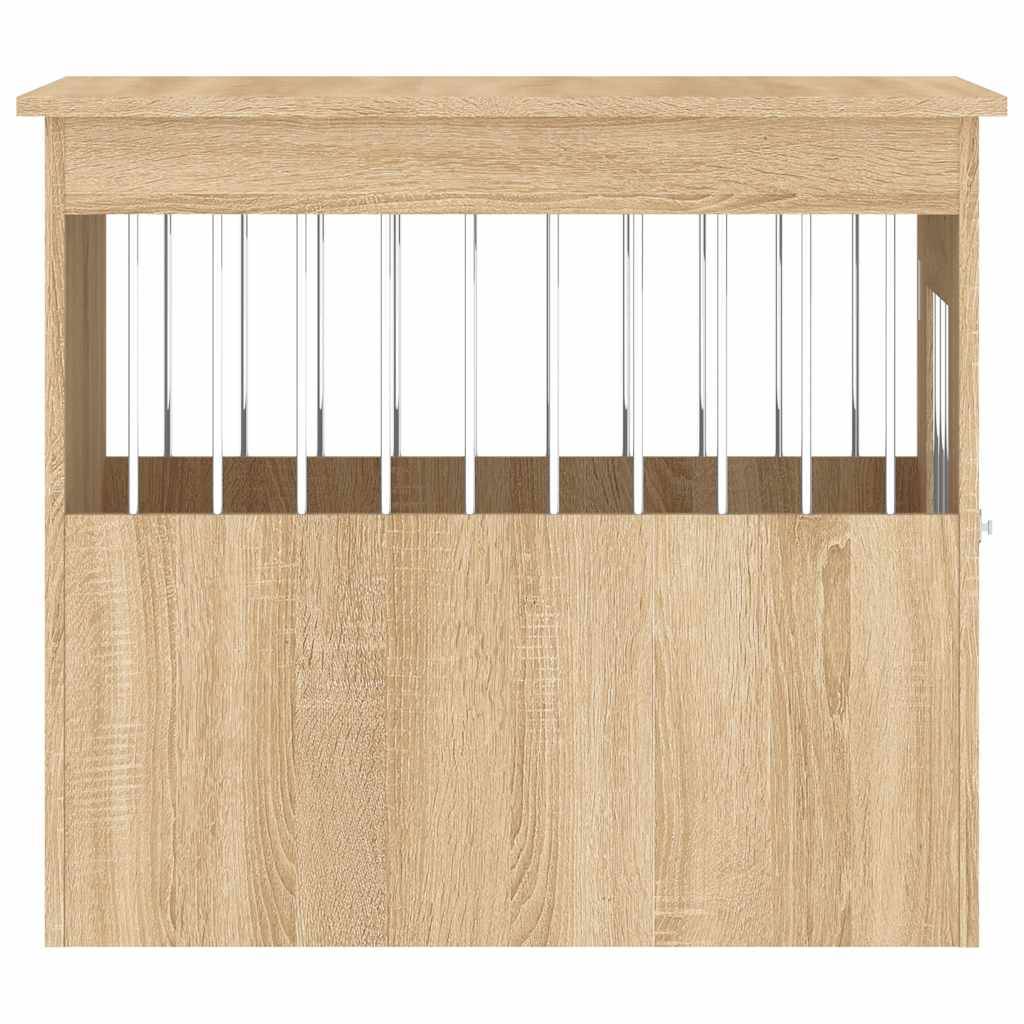 Niche plastique bois et acier marron  55 x 75 x 65 cm  - Prolenta premium p361.0 - Image 8