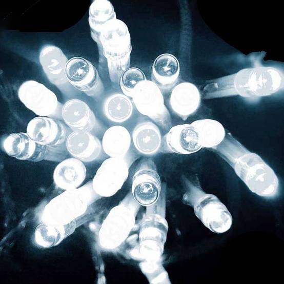 Guirlande LED à piles 10 mètres Blanc - Image 3