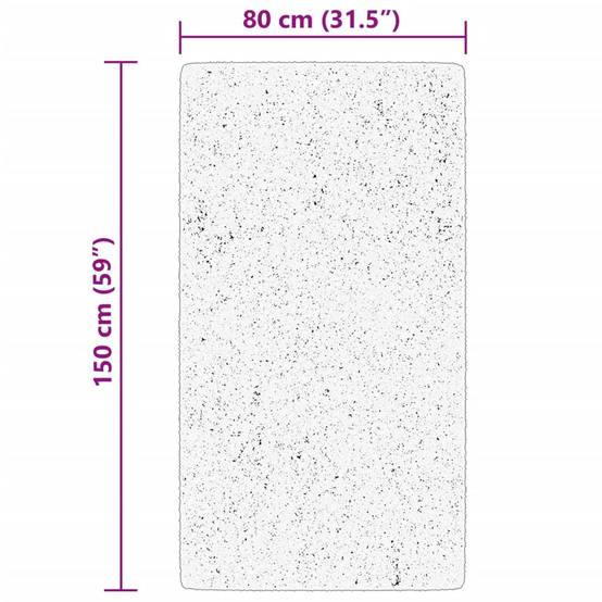 Tapis de SalonPoils Courts Doux et Lavable en Machine Antidérapant Beige 80x150 cm – ComfortXL Outdoor Living - Image 10