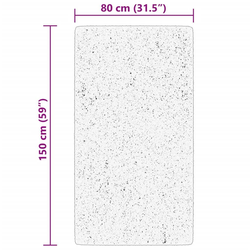 Tapis de SalonPoils Courts Doux et Lavable en Machine Antidérapant Beige 80x150 cm – ComfortXL Outdoor Living - Image 10