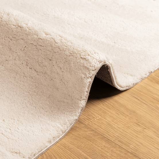 Tapis de SalonPoils Courts Doux et Lavable en Machine Antidérapant Beige 80x150 cm – ComfortXL Outdoor Living - Image 6