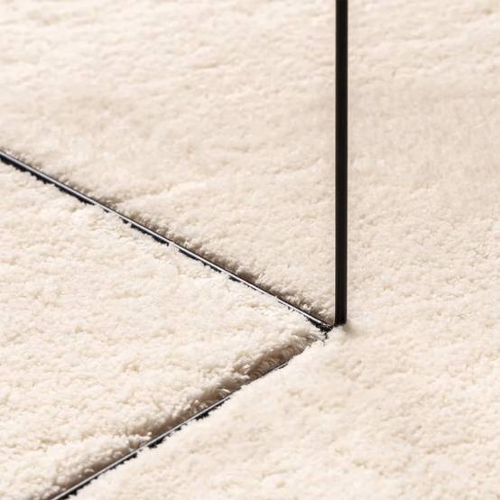 Tapis de SalonPoils Courts Doux et Lavable en Machine Antidérapant Beige 80x150 cm – ComfortXL Outdoor Living - Image 8
