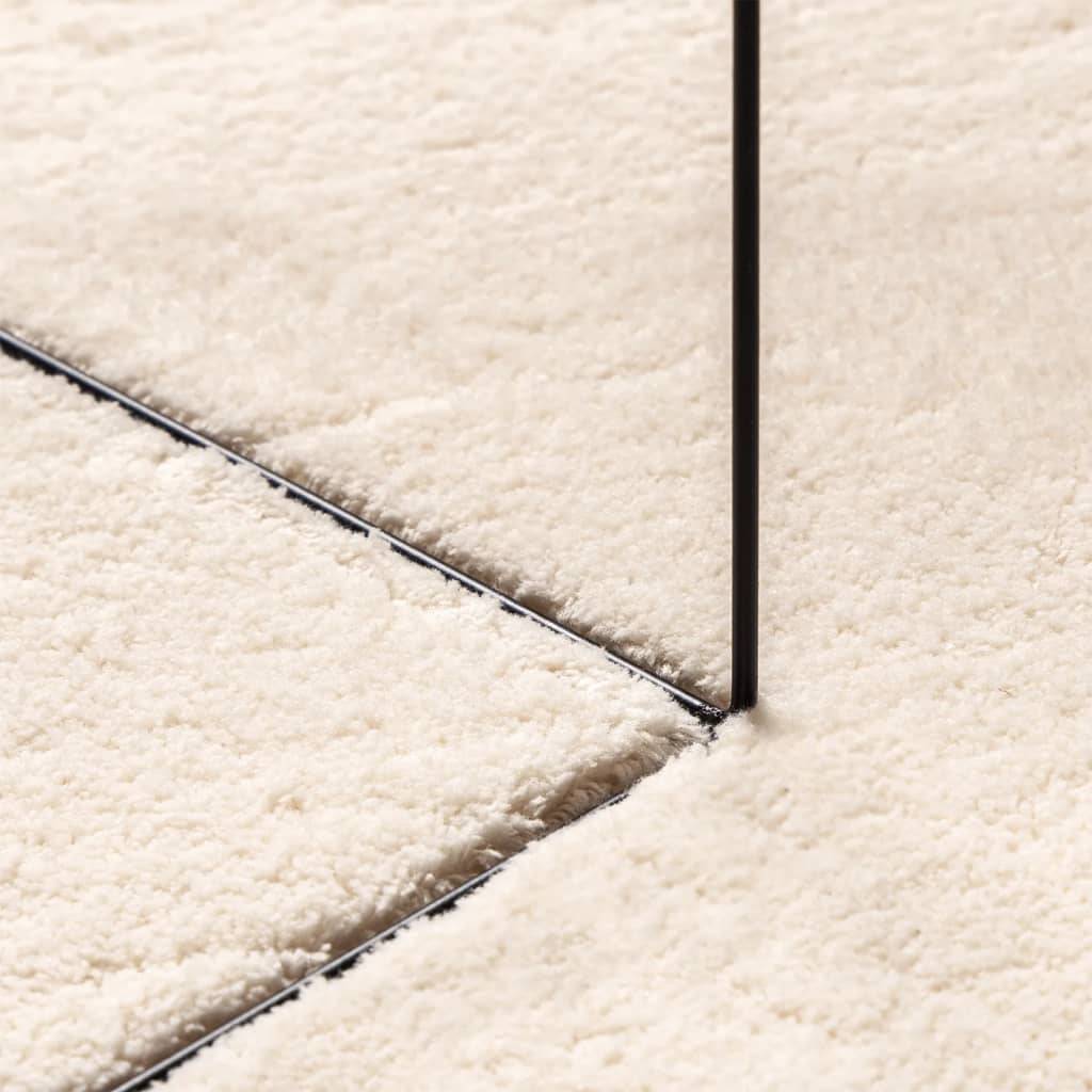 Tapis de SalonPoils Courts Doux et Lavable en Machine Antidérapant Beige 80x150 cm – ComfortXL Outdoor Living - Image 8