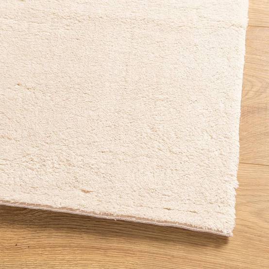 Tapis de SalonPoils Courts Doux et Lavable en Machine Antidérapant Beige 80x150 cm – ComfortXL Outdoor Living - Image 4