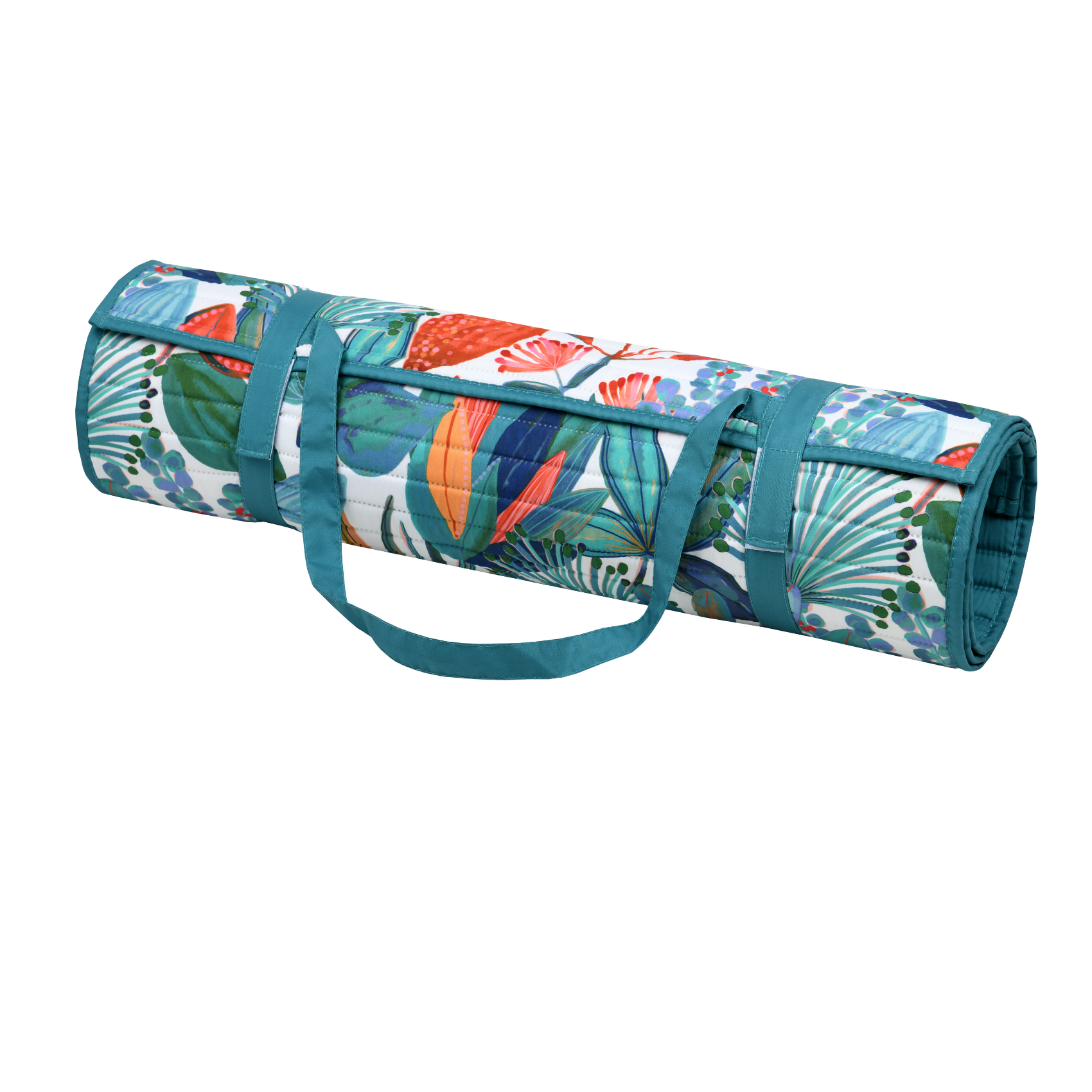 Lovely Casa - Matelas extérieur de plage à motif exotique - LOVELY CASA - Polyester - Vert - Image 2