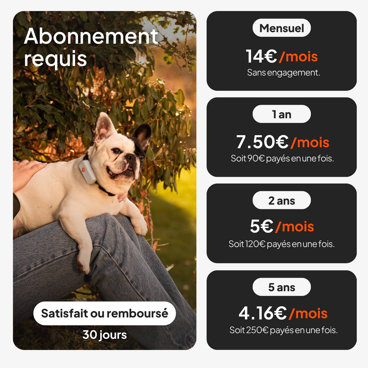 Weenect - Weenect XS - collier gps pour chien ( black edition) - Image 6
