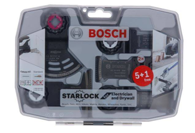 Bosch - Coffret Starlock 6 lames pour électricien et plaquiste bois/metal - BOSCH - 2608664622 - Image 2