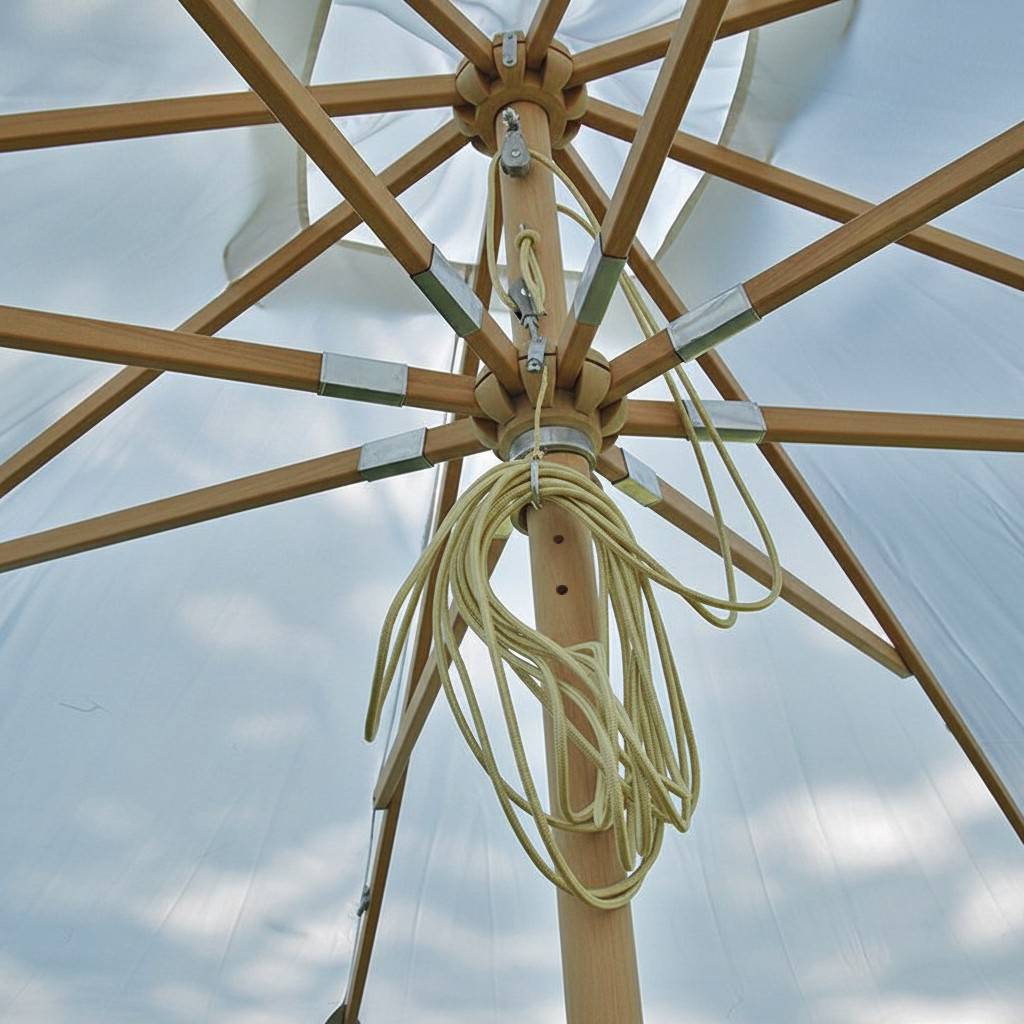 Gecko Jardin - Parasol droit écru 3x3 m Pegasia - Gecko Jardin - Image 3